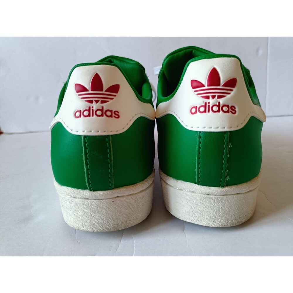 Adidas Superstar Shoes Men's 6 Green Off White Sneakers - Picture 6 of 11